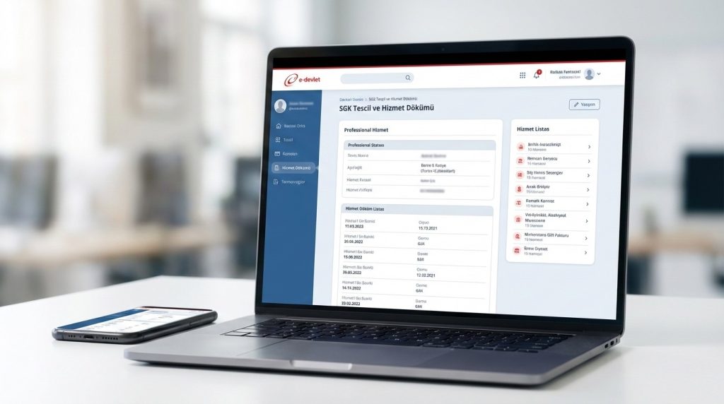 SGK Tescil ve Hizmet Dökümü