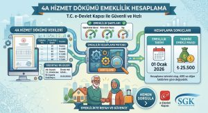 4A Emeklilik Hesaplama