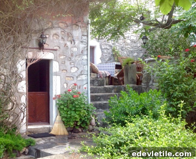 The old Stone cottage at Gokcebel
