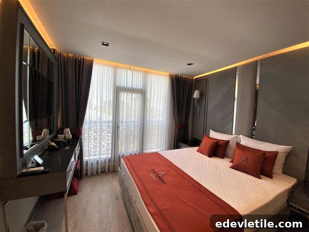 Room at Atar Hotel Istanbul Airport, with wood flooring, neutral tones, and a pet-friendly room