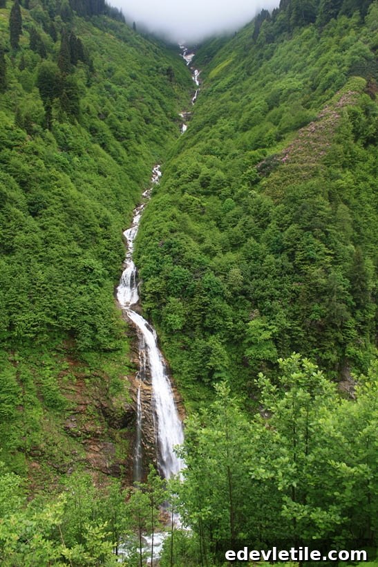 Waterfall Black sea