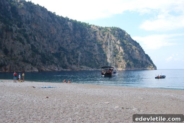 Beach at Butterfly valley