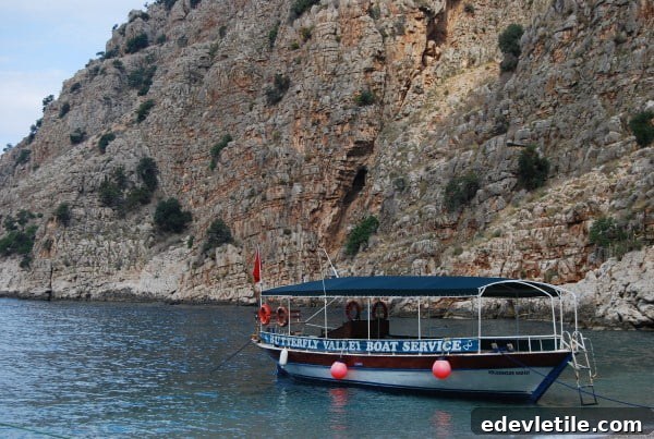 Taxi boat to Butterfly valley