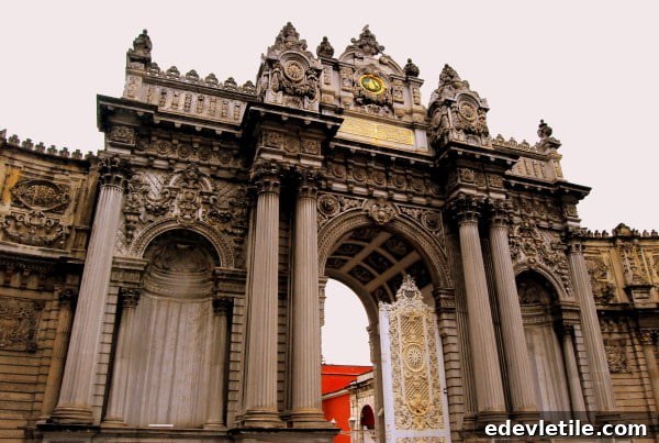 Entrance to Dolmabahce palace