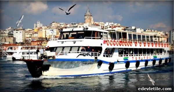 Ferry Boats of Galata bridge