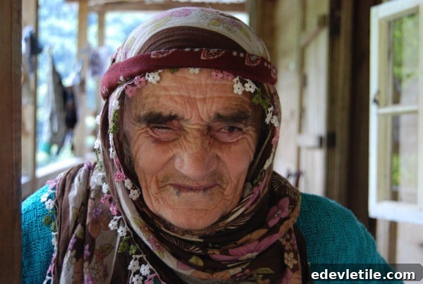 Turkish 100 year old woman