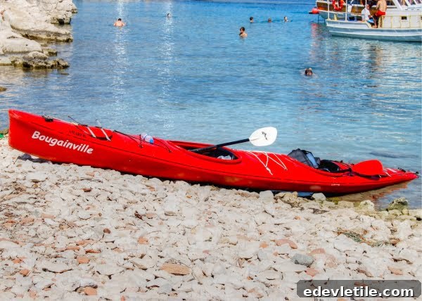 Sea kayaking in Kekova, Turkey