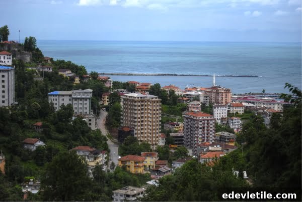City of Rize in Turkey