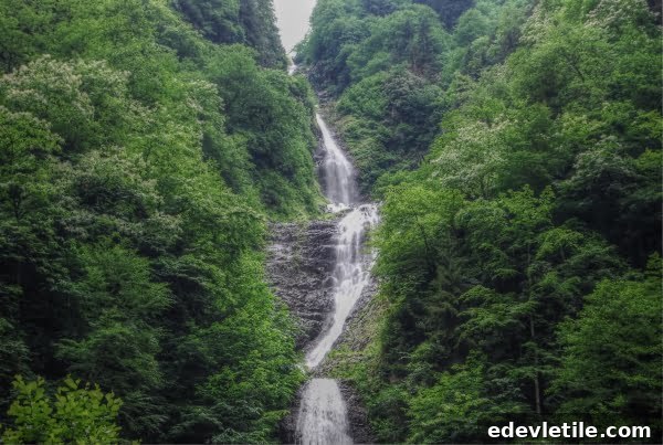 Goksu waterfall Black sea Turkey