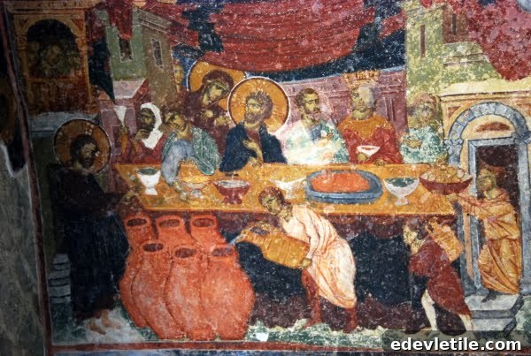 Frescoes at Ayasofya