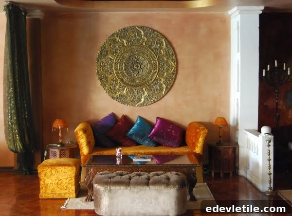 Arabic decor in hotel