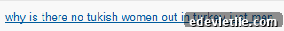 no women in turkey