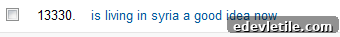 Living in syria