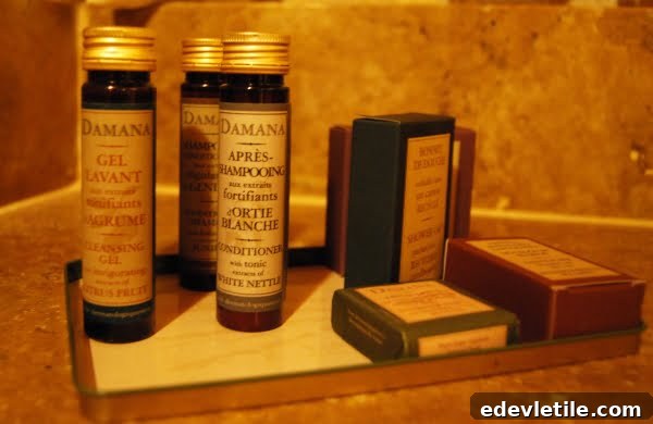 Bathroom toiletries