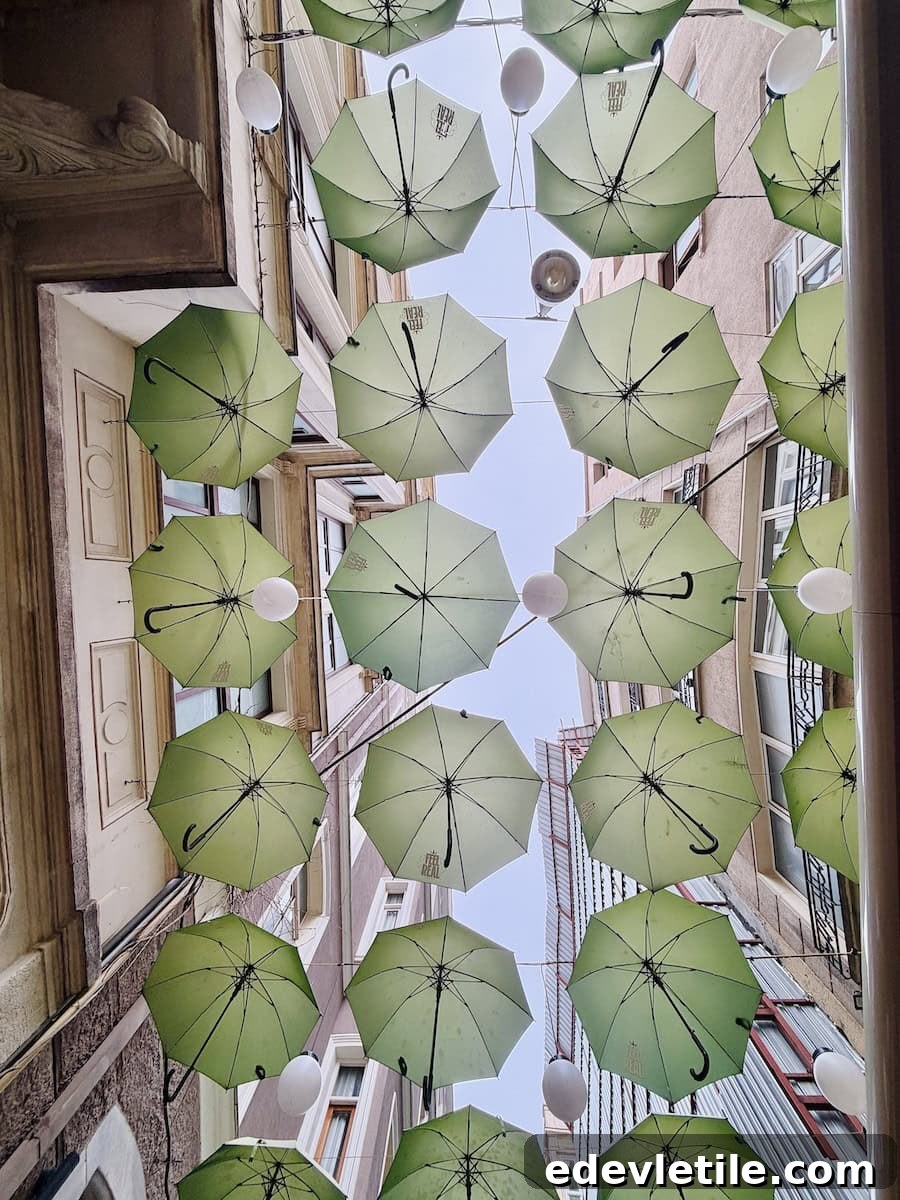 Galata umbrella alley