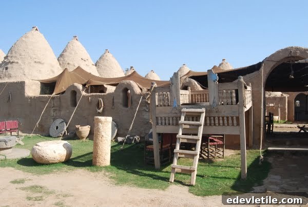 Harran beehive houses in southeastern Turkey