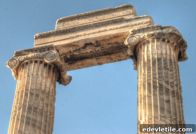 Column at Temple of Apollo
