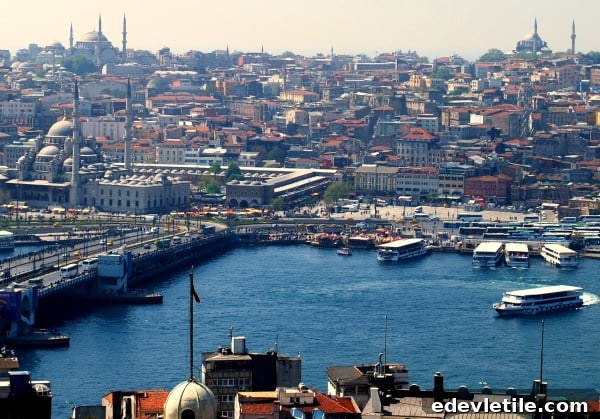 Galata tower view