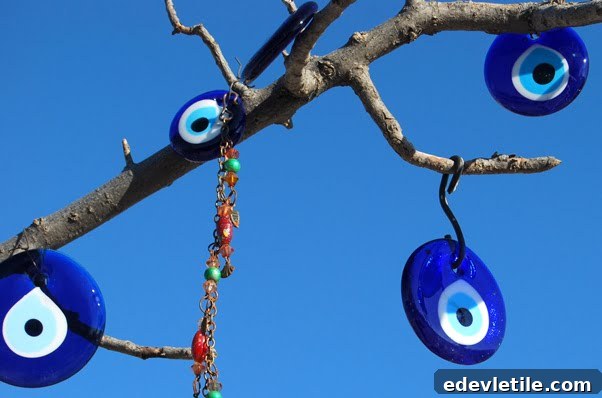 Evil eye tree in Cappadocia