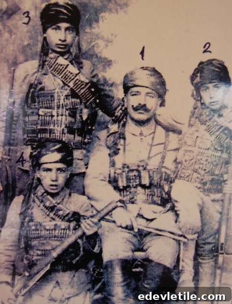 Old picture from the Gaziantep war museum