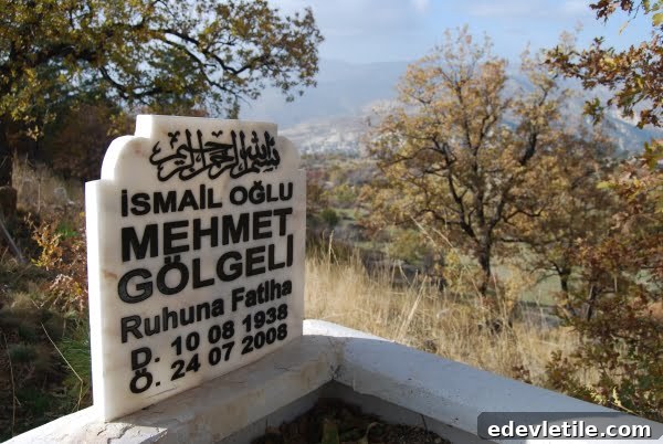 View from Kozalan koyu Graveyard