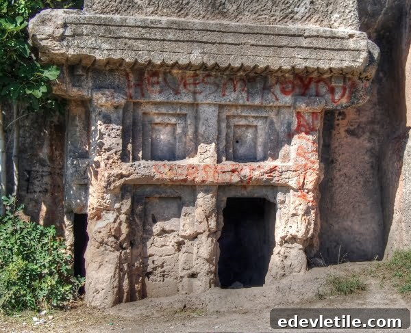 Lycian rock tombs Turkey