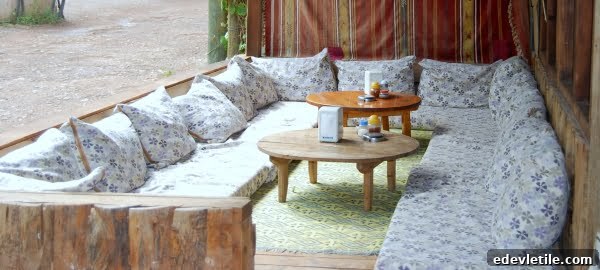 Traditional turkish seating area