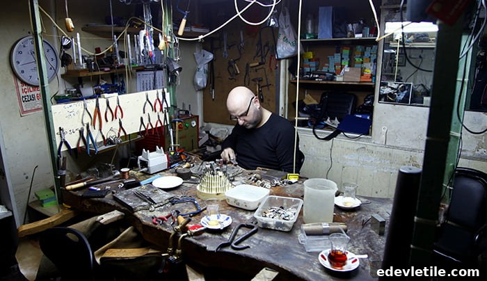 Grand bazaar jewellery workshop