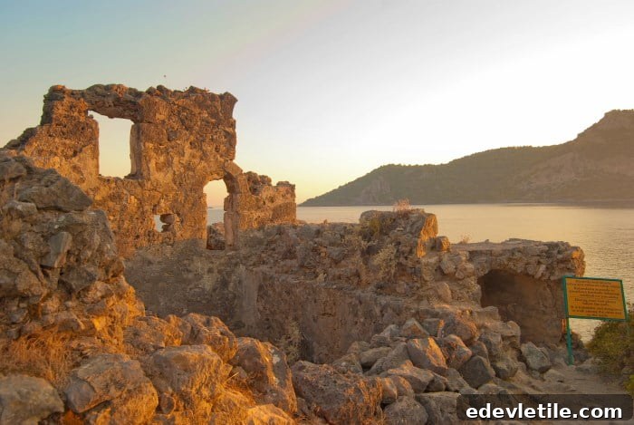 Ruins on Gemiler Island Fethiye