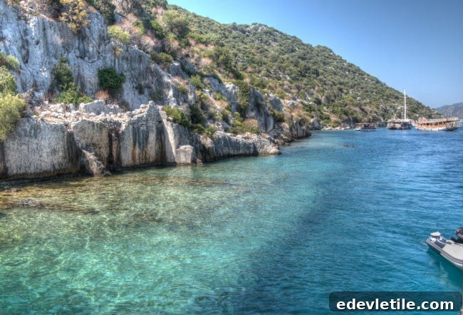 Sunken ruins of kekova