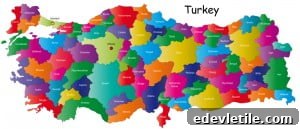 Map of turkey and provinces