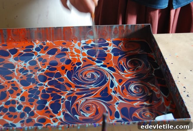 Ebru painting