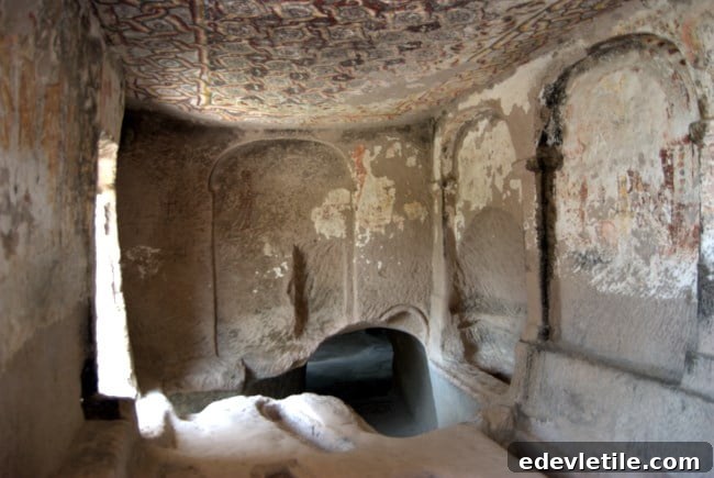 Aziz Stephanos Church at Keslik Monastery in Cappadocia Turkey