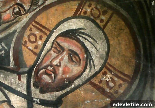 Frescoes of Keslik Monastery in Cappadocia
