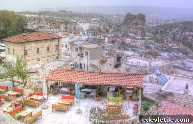 View from Ortahisar castle