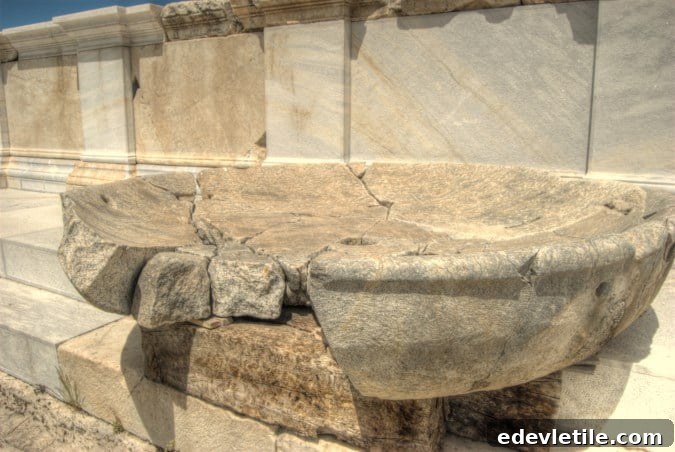 Water supply at the ancient ruins of Laodicea