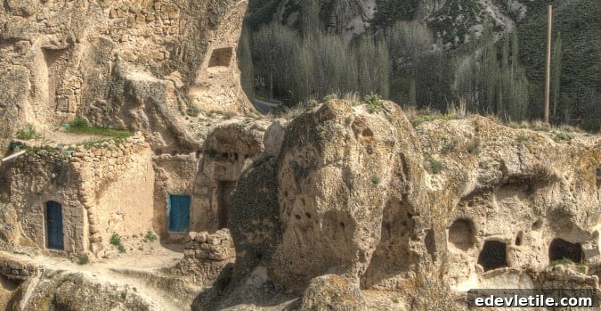 Houses in Soganli Village in Cappadocia