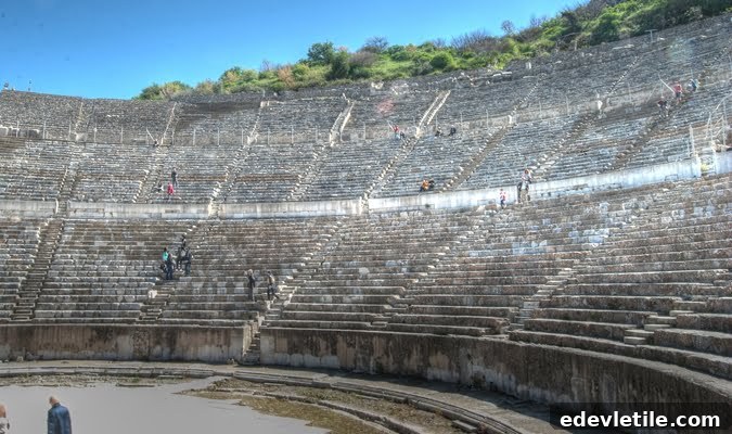Ephesus theatre ruins Turkey