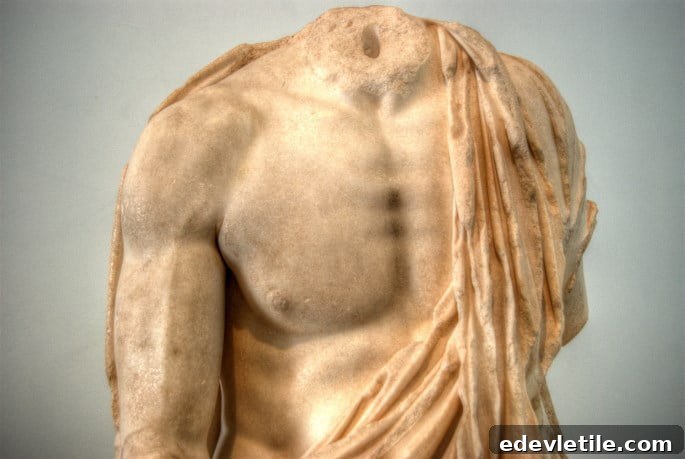Sculpture at the Aphrodisias musuem in Turkey