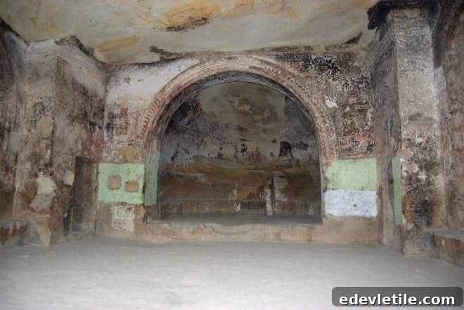 Cavusin Old Church Cappadocia Turkey