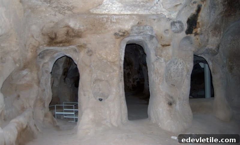 Underground city in Turkey