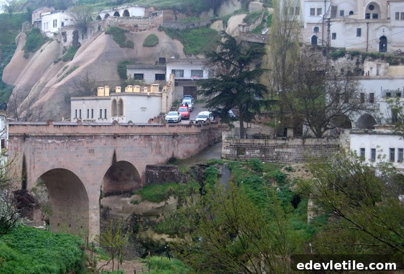 Ottoman bridge of Ibrahimpasa village in Cappadocia, Turkey