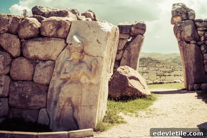 Unknown warrior at Hattusa, Turkey