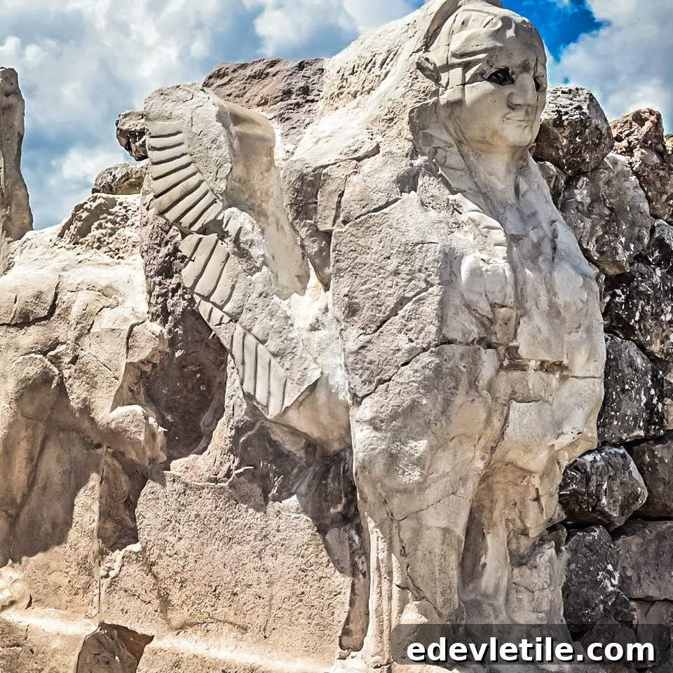 Sphinx Gate at Hattusa Turkey