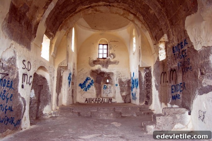 Yuksek monastery Guzelyurt Cappadocia Turkey