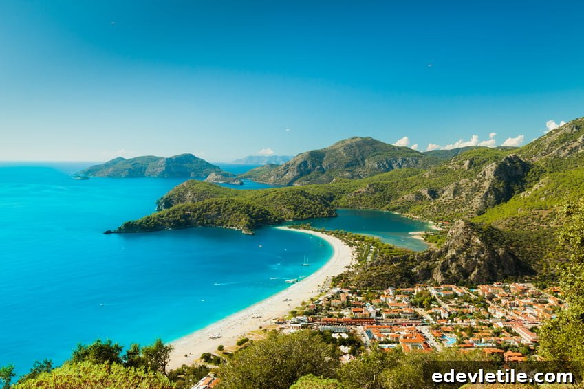 Beach destinations in Turkey Olu Deniz