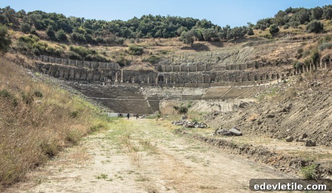 Stadium at Magnesia Ancient Ruins in Turkey
